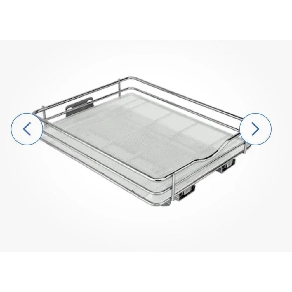 LYNK PROFESSIONAL Pull Out Spice Rack Organizer for Cabinet 8 Inch 430721DS
